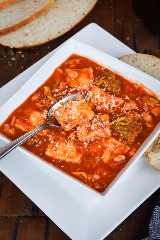 Tuscan White Bean Ravioli Tomato Soup (FOOD PHOTO SHOOT) — Steemit